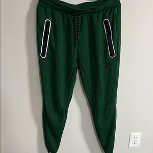 Nike Forest Green Joggers with Black Details
